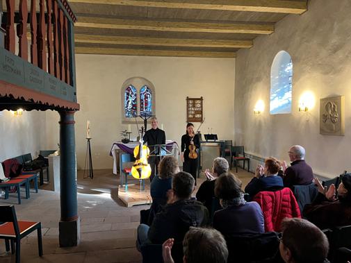 Musiker bei der Veranstaltung Musik ganz nah